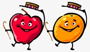 Big Image - Dancing Fruit Clipart