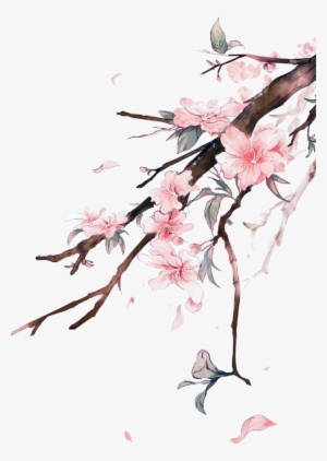 Este Gráficos Es Hand-painted Plum Transparent Decorative - Sfondi Iphone Disegni Fiori