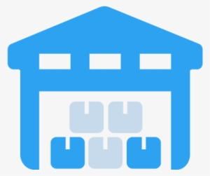 Warehouse Icon Png Blue