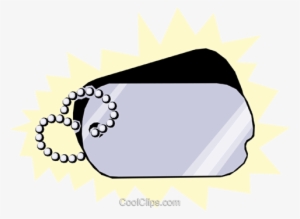 Dog Tags Royalty Free Vector Clip Art Illustration - Dog Tags Clip Art
