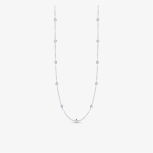 Roberto Coin 18kt Gold 21 Station Diamond Necklace - Necklace