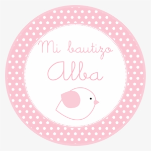 Lo Encontré Buscando Imágines En Internet Y Le Di Color - Etiquetas De Bautizo De Niña