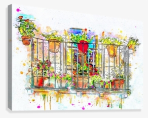 Balcony Osg Print - Balcony