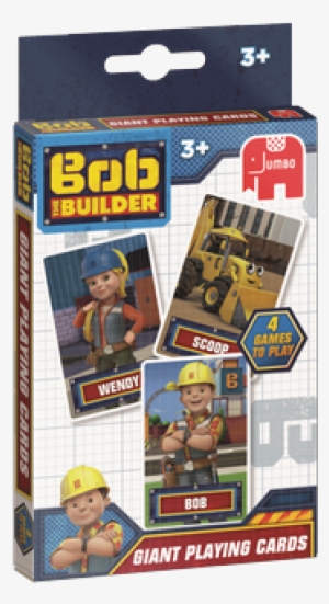 Bob The Builder Giant Playing Cards - Bob The Builder - 4 In 1 Shaped Puzzles Jigsaw Puzzle
