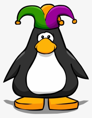 Court Jester Hat From A Player Card - Club Penguin Penguin