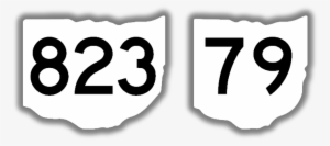 Guide Sign Style Route 823 And Route 79 Markers