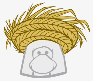 Straw Sun Hat Icon - Club Penguin The Right