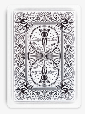 Playing Cards Design Png - Bicycle Black Tiger Deck
