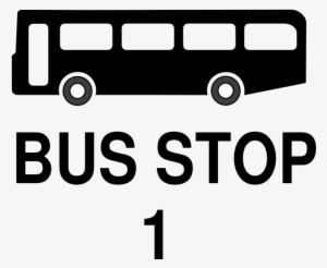 Picture Black And White Clip Art At Clker Com Vector - Bus Stop Png