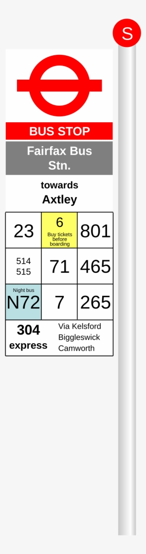 File - Bus Stop - London - Svg - Paradas De Bus En Londres