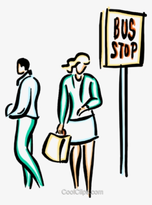 People Waiting At The Bus Stop - Waiting For Bus