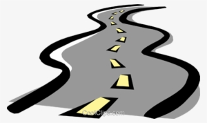 Highway Royalty Free Vector Clip Art Illustration - Road Jpg