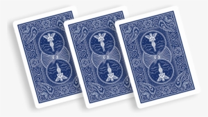 Bicycle Playing Cards 809 Mandolin Back Blue/red By - Invisible Deck Bicycle Mandolin (blue) - Trick
