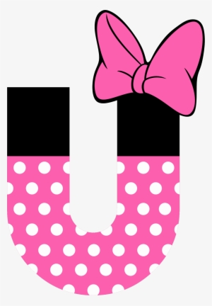 Mickey E Minie, Minnie Mouse, Minnie Rosa Png, Text - Letra S Da Minnie Rosa