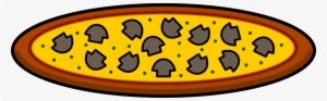 Pizza Edible Mushroom Pepperoni Fast Food - Mushroom Clipart
