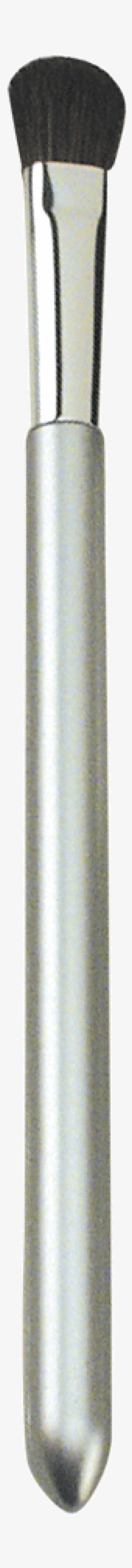 Pincel De Sombra De Ojos Con Mango Plateado Y Pelo - Makeup Brushes