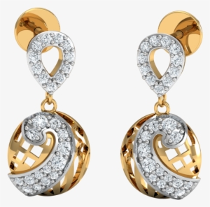 Blinking Diamond Earring - Earrings For Women Png