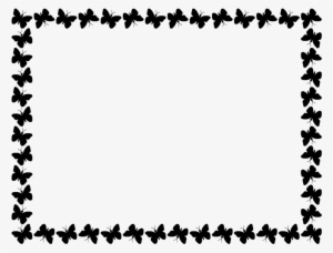 Butterfly Border Clipart Free ↺ - Butterfly Borders And Frames