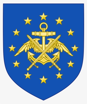 European Union Military Staff Military Coat Of Arms - United States Of Europe Logo