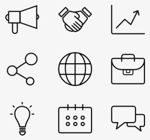 Business Icon Set - Line Of Business Icon
