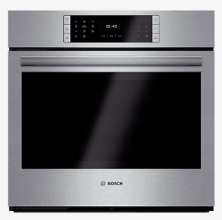 30" Single Wall Oven, Hbl8451uc, Stainless Steel - Bosch 500 Series 27" 1.6 Cu. Ft. Built-in Microwave