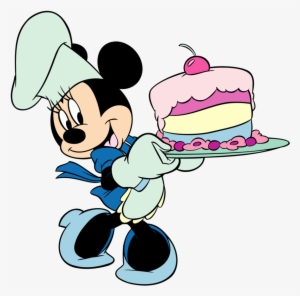 Baby Minnie Mouse Clip Art Png - Birthday Cake Clip Art