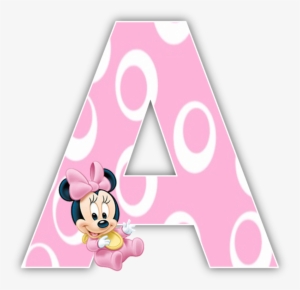 Baby Minnie Mouse 1st Birthday Party Alphabet & Numbers - Baby Minnie Mouse Alphabet