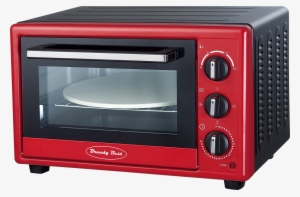 Campus300rn Mini-oven 26 Liters With Pizza Stone Red - Mini Four 26 L Avec Pierre Pizza