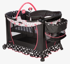 The Care Center Play Yard Includes A Diaper Changing - Baby Shower Ideas For Girls Minnie Mouse