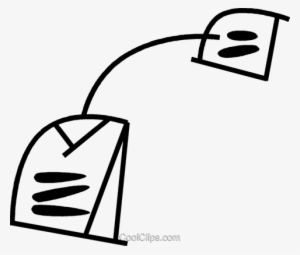 Tea Bag Royalty Free Vector Clip Art Illustration - Teebeutel Clipart