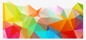 Clip Black And White Geometry Color Graphics Transprent - Abstract Colorful Transparent Polygonal Background