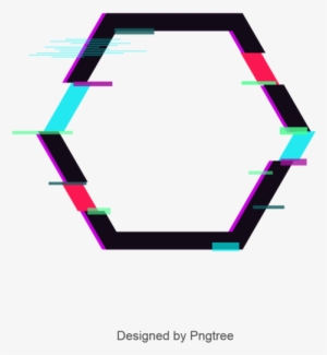 Abstract Colored Polygonal Border, Color Border, Geometry, - Euclidean Vector