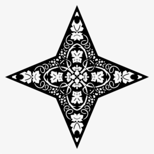 Star Polygons In Art And Culture Black And White Drawing - Triangle