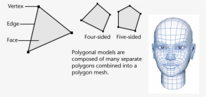 You Create Your 3d Polygonal Models Using Polygon Meshes - Polygonal Podeling