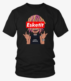 Lil Pump Cartoon Esskeetit T Shirt - Lil Pump D Rose