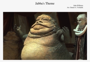 Jabba's Theme Sheet Music Composed By John Williams - Jabba The Hutt