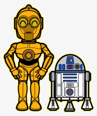C3po & R2d2 - Star Wars Kawaii