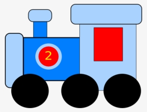 Train Clipart For Kid Png - Blue Train Clipart