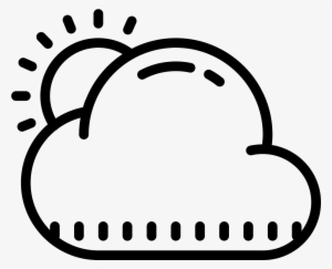 Partly Cloudy Day Icon - Cloud