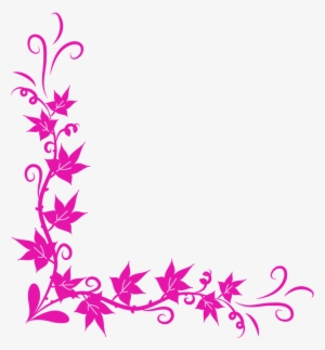 Colour Corner Borders Png Download - Page Border Corner Design