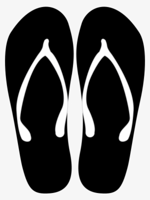 Flip Flop Silhouette Clip Art At Getdrawings - Flip Flops Silhouette