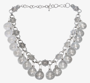 Silver Necklace Nature Mapuche Sterling Chile Lagrimas - Silver