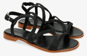 Sandals Sandra 28 Woven Mesh Black - Damen Sandaletten Melvin & Hamilton Damenschuh