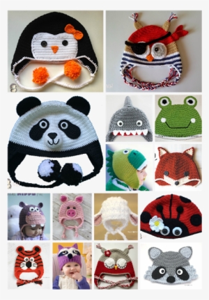 Gorros De Animalitos A Crochet - Gorros Tejidos Para Niños