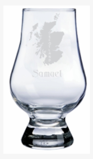 Personalized Scotland Glencairn Whisky Glass - Scotland Themed Glencairn Whisky Glass