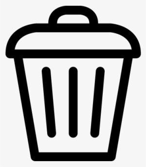 Big Trash Can Vector - Trash Can Icon Png