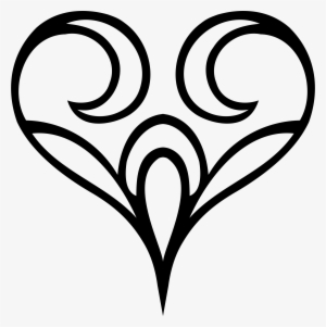 Abstract Heart 4 Clip Stock - Art