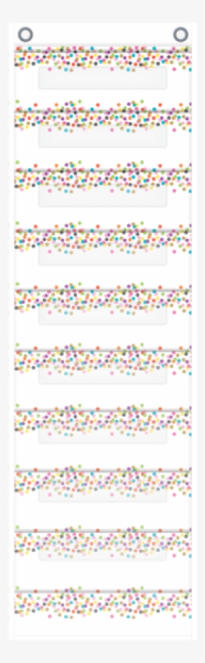 Confetti 10 Pocket File Storage Pocket Chart - Learning Centers In American Elementary Schools