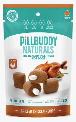 Pill Buddy Grilled Chicken Dog Treats - Complete Natural Nutrition Pill Buddy Naturals