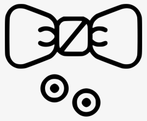 Bowtie Buttons Tux Fancy Comments - Clothing